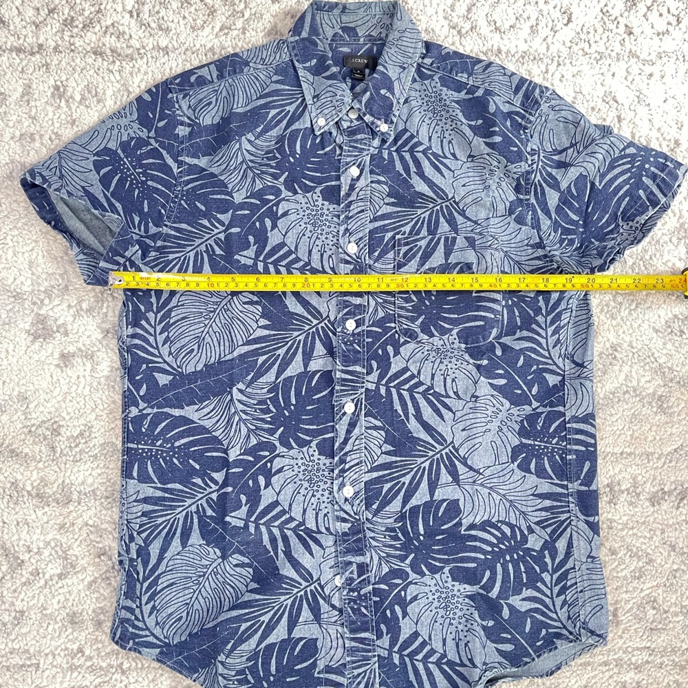 J CREW FLORAL HAWAIIAN PRINT BUTTON DOWN SHIRT SZ SMALL